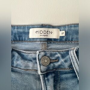 Hidden Light Blue Women Flare Jeans